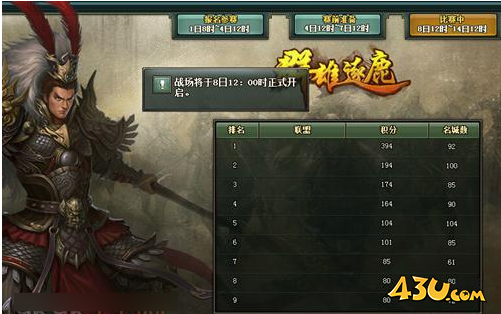 热血三国2赛事玩法介绍 白手起家跨服争锋 热血三国2赛事玩法介绍 白手起家跨服争锋