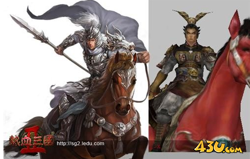 热血三国2长鬃飞扬战马精美原画赏析