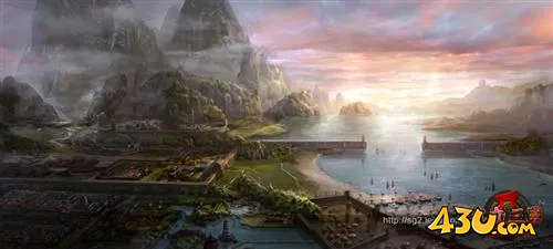 热血三国2千里长河 东吴帝都全景原画 热血三国2千里长河 东吴帝都全景原画